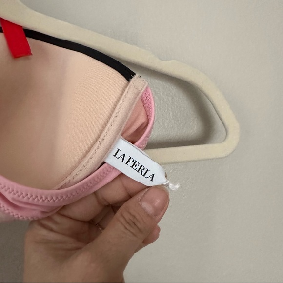 NWT La Perla Monokini Black/Blush/Red one piece - Picture 9 of 16